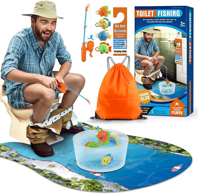Toilet Fishing - Funny gag gift product image